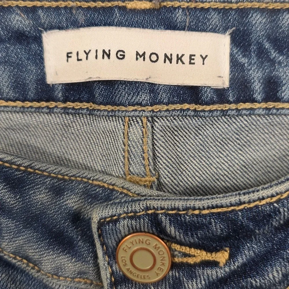 FLYING MONKEY Womens Size 27 Blue‎ Wash Denim Jeans Style Y3987